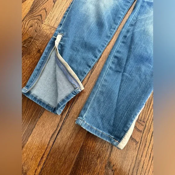 WHBM Skinny Ankle Jeans w Zipper on Bottom - Picture 2 of 14